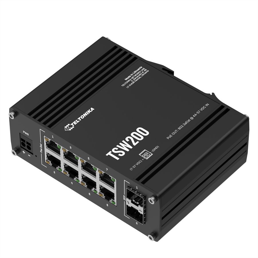 TELTONIKA TSW200 Switch non géré PoE+ Gigabit SFP
