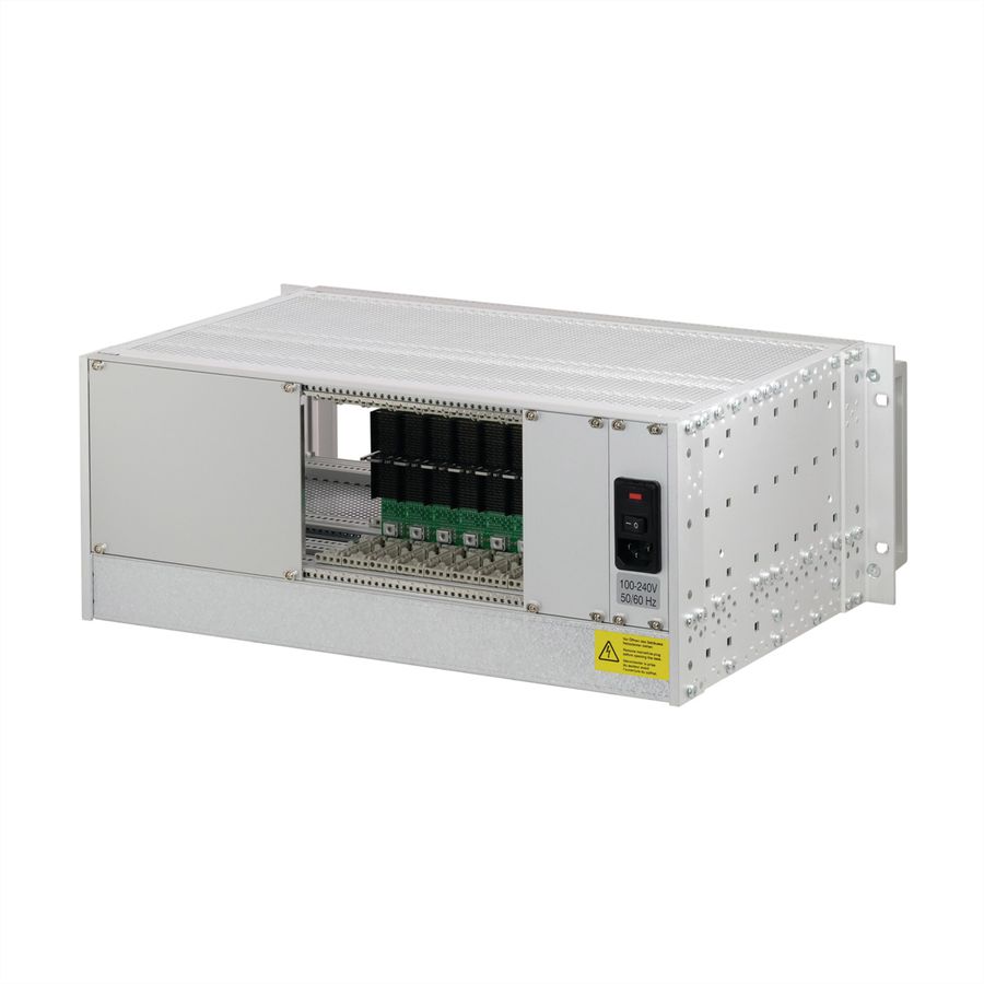 SCHROFF CPCI Serial System avec PSU enfichable, 4 U, 9 slots, avec rear I/O