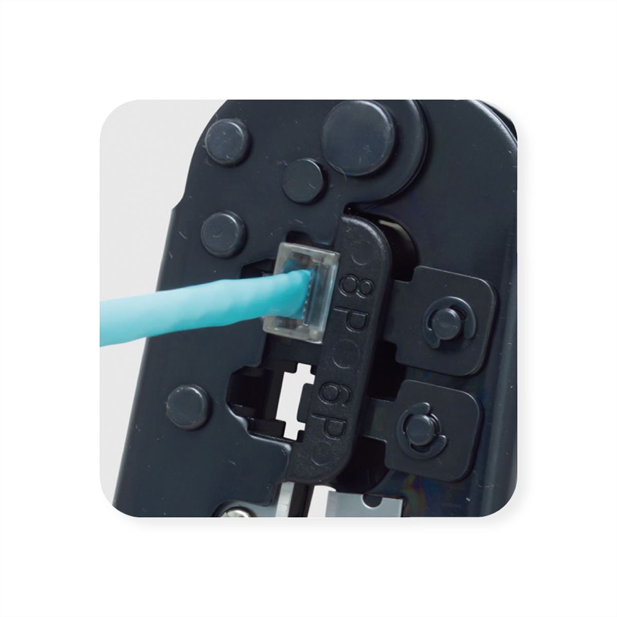 VALUE Pince à sertir pour fiches modulaires