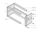 SCHROFF EuropacPRO 19" Kit bacs à cartes pour cartes-mères, Rail coulissant, 3 U, 355 mm