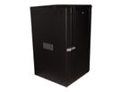 ROLINE 19" Boîtier mural Pro 20U, 600x600 LxP pivotant en 2 parties noir
