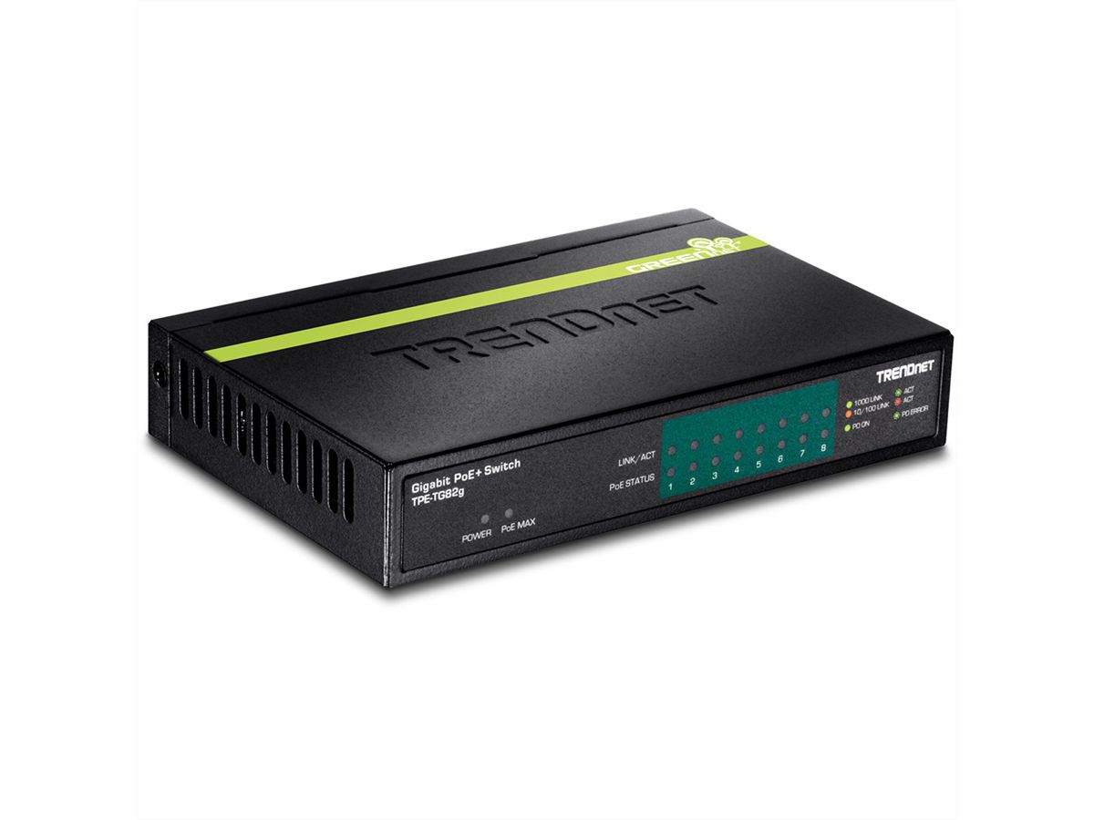 TRENDnet TPE-TG82g Switch PoE+ Gigabit à 8 ports