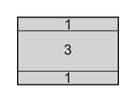 SCHROFF RatiopacPRO Coffret de montage en rack 19", blindage rétrofitable, 5 U (1-3-1), 84 CV, 315 mm