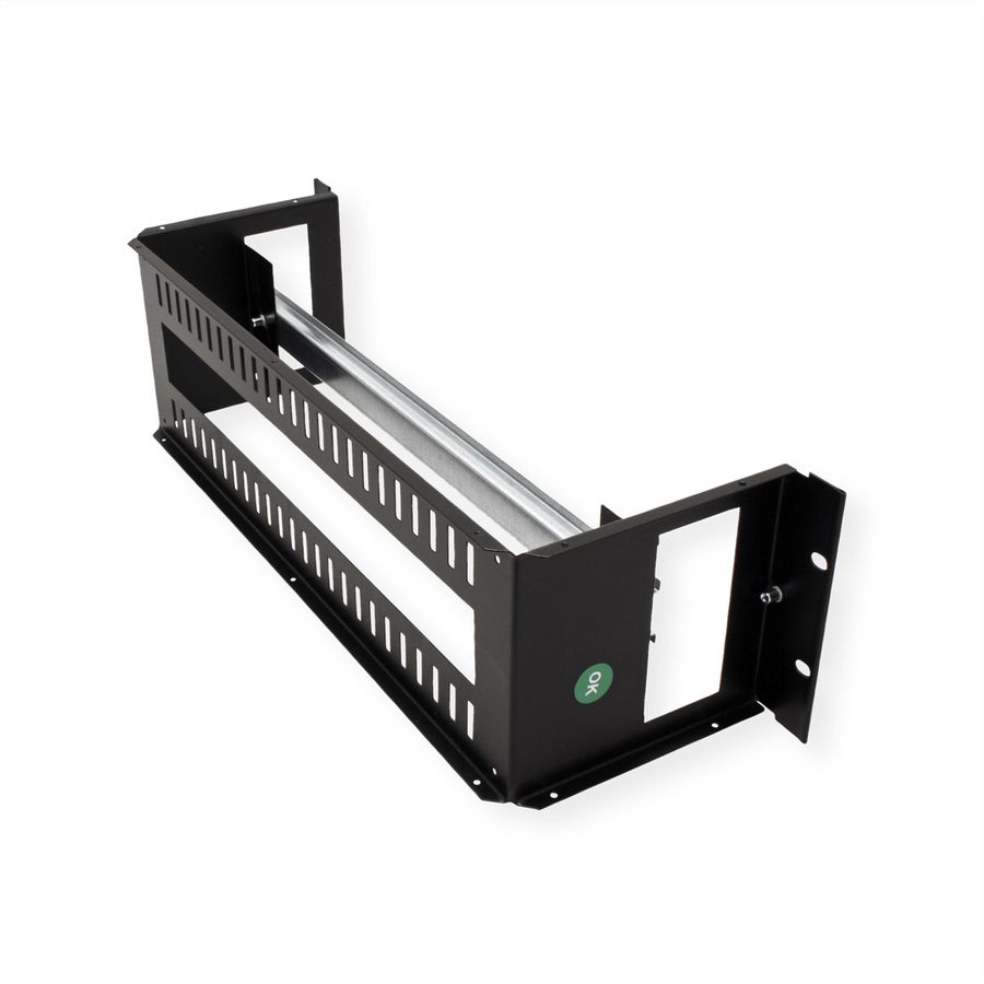 ROLINE 19" Support rail DIN 3U, 133x482x123 HxLxP