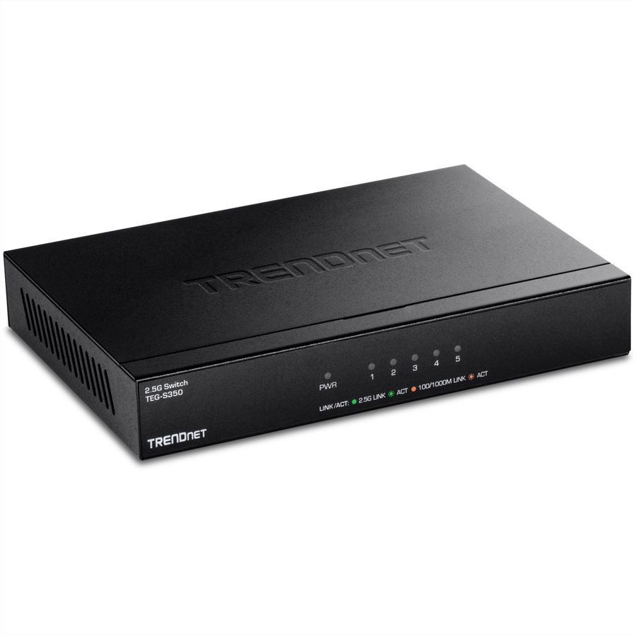 TRENDNET TEG-S350 Switch 2.5G non administrable à 5 ports, noir