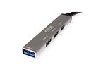 ROLINE Hub USB 3.2 Gen 1, 4 ports, câble de connexion type C