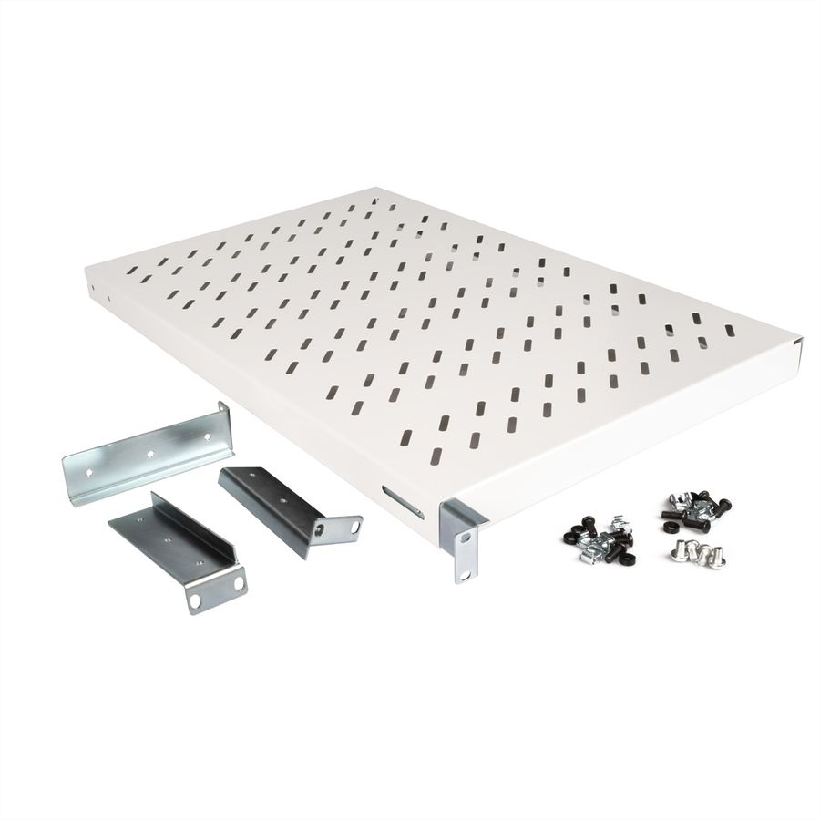 ROLINE 19" Etagère 1U, réglable 770P 50 kg gris