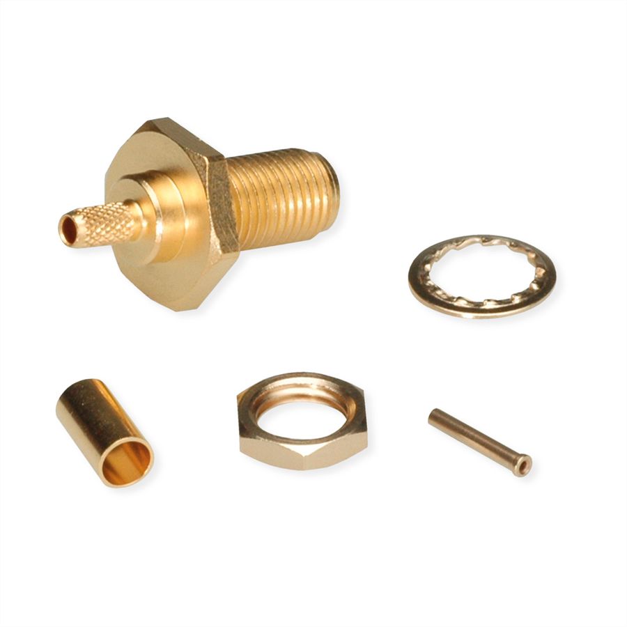 TELEGÄRTNER Prise de câble SMA pour RG-316/U plaquée or