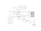 METZ CONNECT COAX modul connecteur femelle F / femelle F
