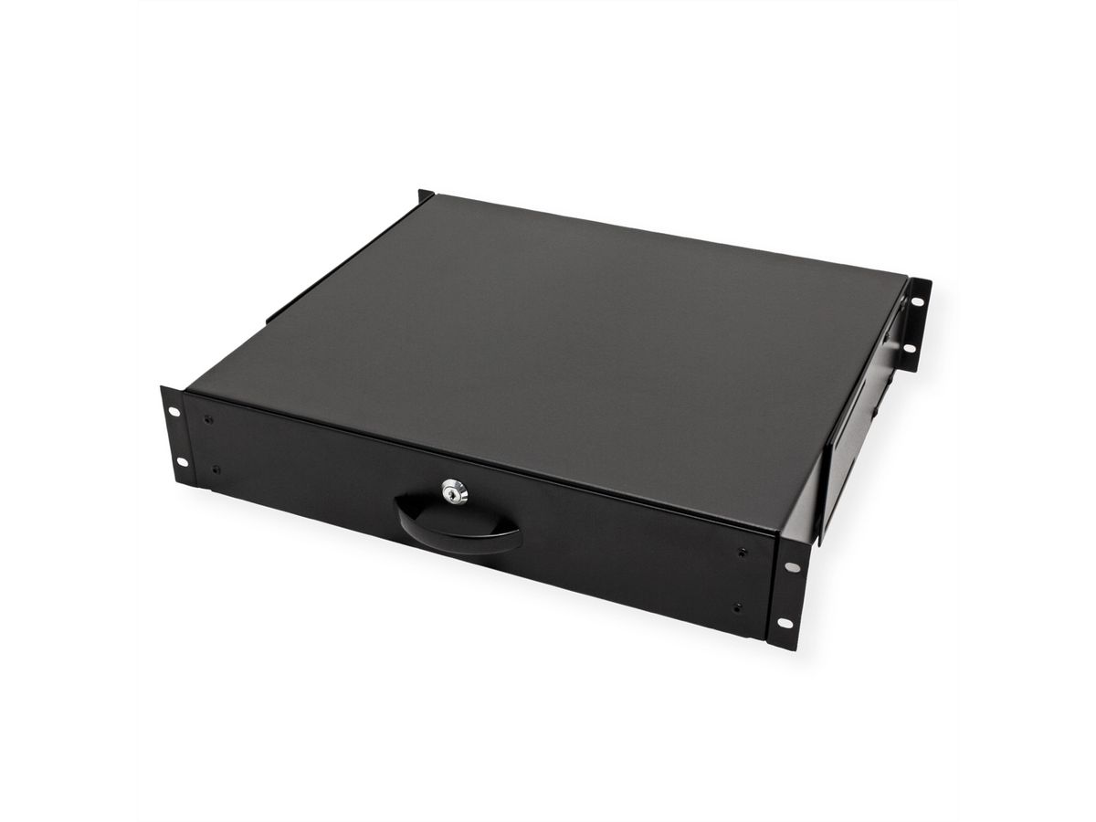 ROLINE 19" Tiroir pour clavier 2U, 400P verrouillable noir