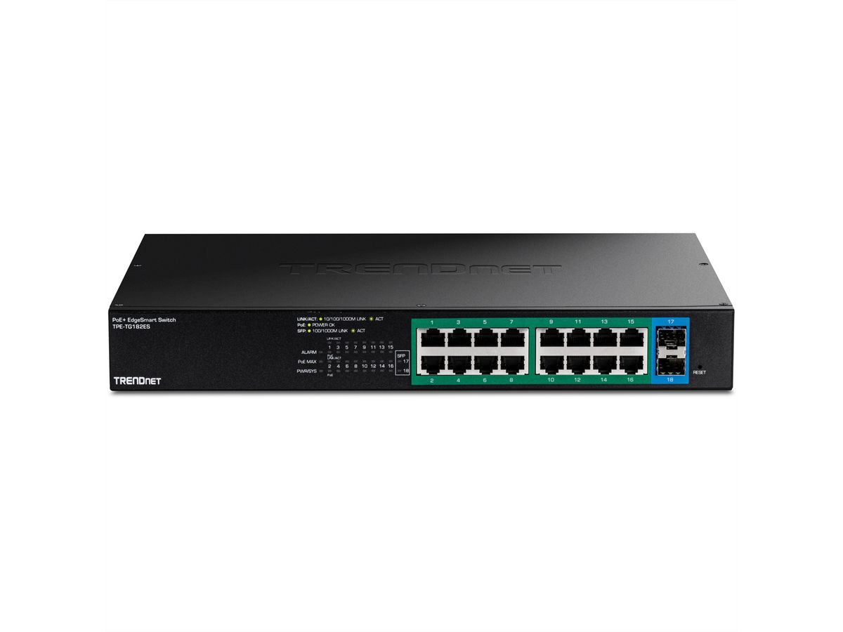 TRENDnet  TPE-TG182ES Switch PoE+ EdgeSmart Gigabit à 18 ports