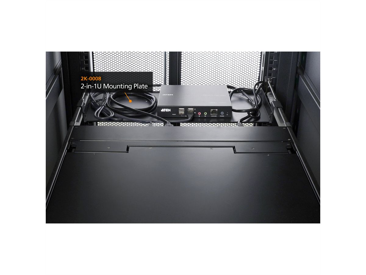 ATEN 2K-0008 Plaque de montage 2 en 1U
