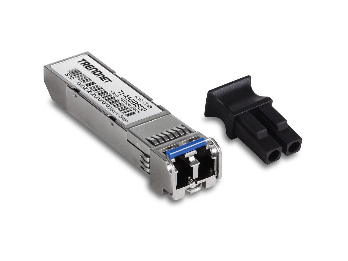 TRENDnet TI-MGBS20 Module LC monomode SFP industriel, 1000 Base-LX (20 km)