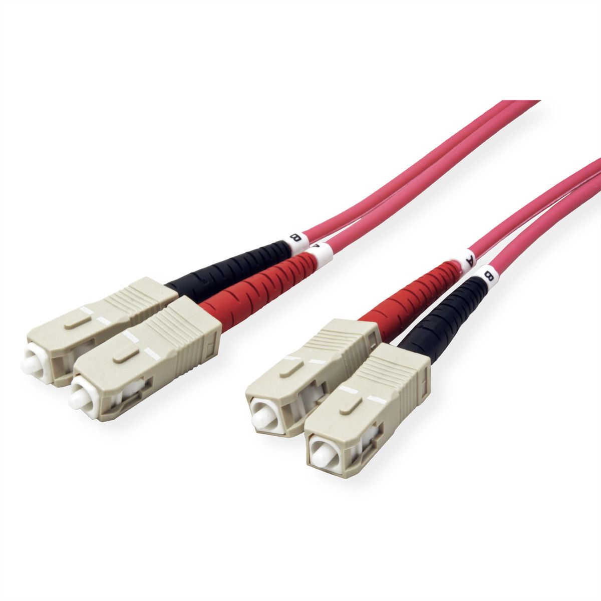 Câble FO duplex 50/125µm OM4 SC/SC, 1 m
