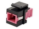 ROLINE Raccord optique SC/SC simplex mutlimode, Keystone, OM4