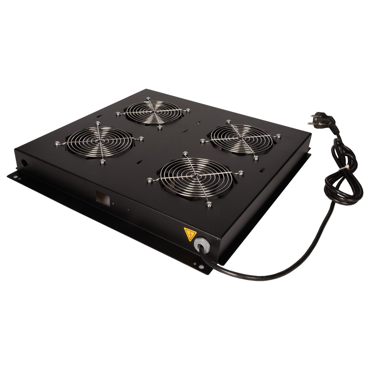 ROLINE 19" Unité de ventilation de toit, 4 ventilateurs, ON/OFF, noir