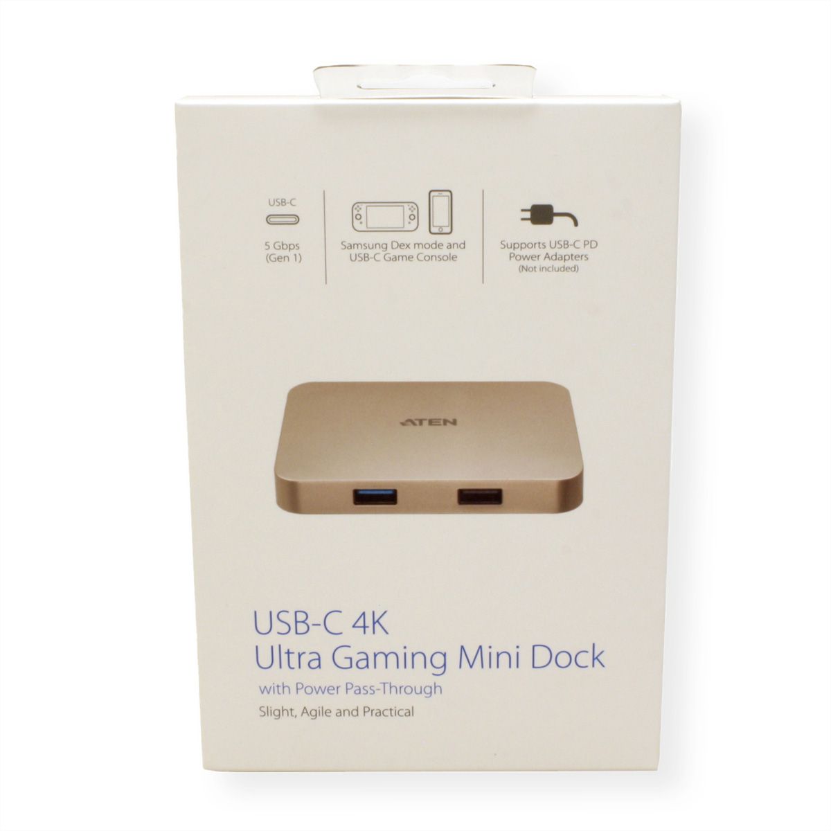 ATEN UH3235 Mini-station USB-C 4K Ultra avec transfert de l’alimentation