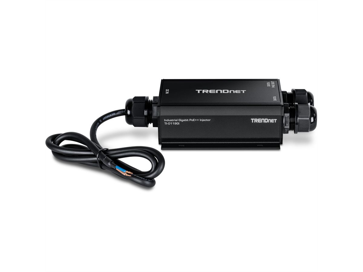TRENDnet TI-O119GI Injecteur PoE++ Gigabit IP67 pour extérieur (24 - 57V)