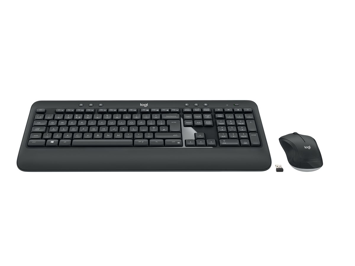 Logitech Advanced MK540 clavier Souris incluse USB AZERTY Français Noir, Blanc