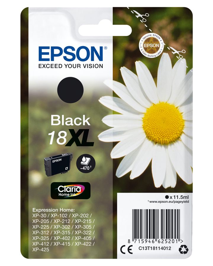 Epson Daisy Cartouche "Pâquerette" 18XL - Encre Claria Home N