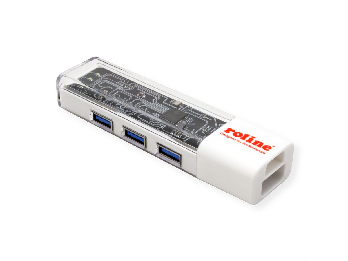 ROLINE Hub USB 3.2 Gen 1, 4 ports, type A+C