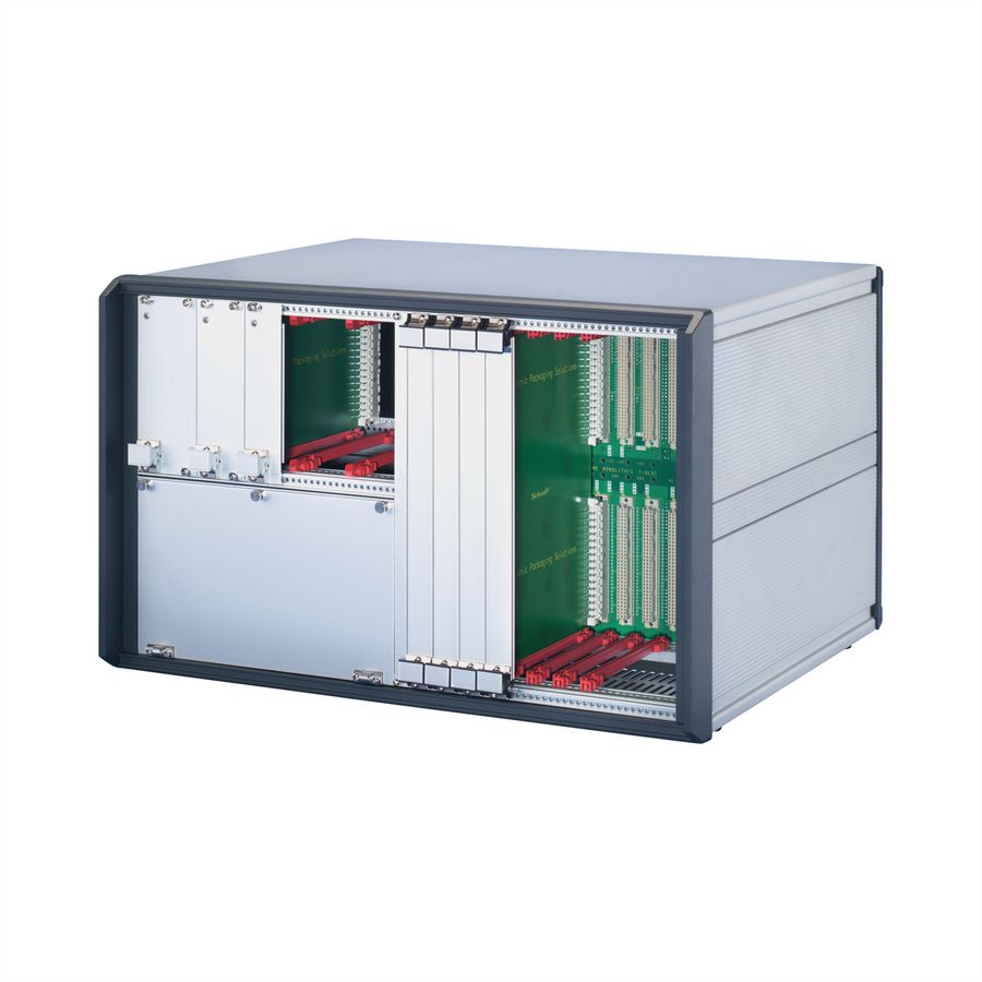 Mallette de bureau complète PropacPRO SCHROFF, non blindée, 6 U, 84 HP, 326 mm
