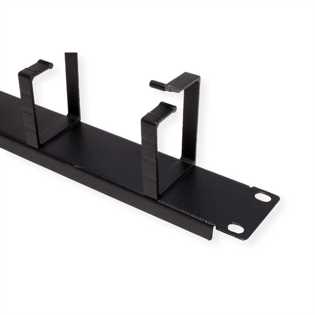 ROLINE 19" Passe-câbles 1U, 40x60mm noir
