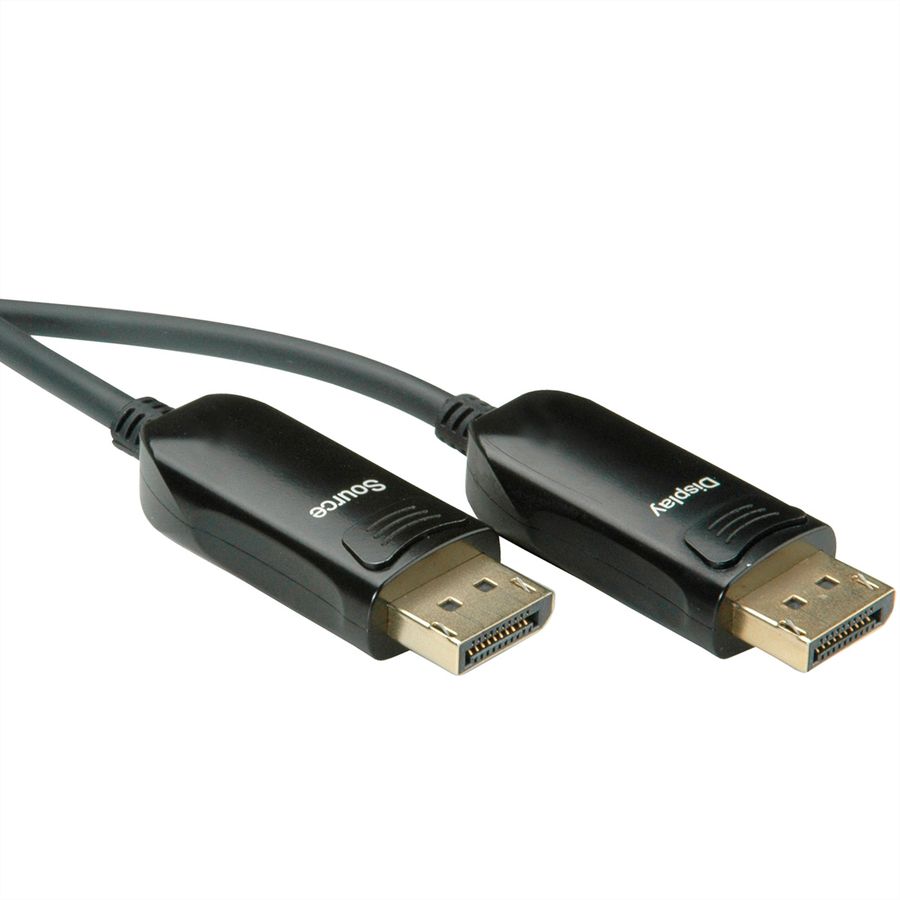 ROLINE Câble DisplayPort v1.4 (AOC), M/M, 20 m