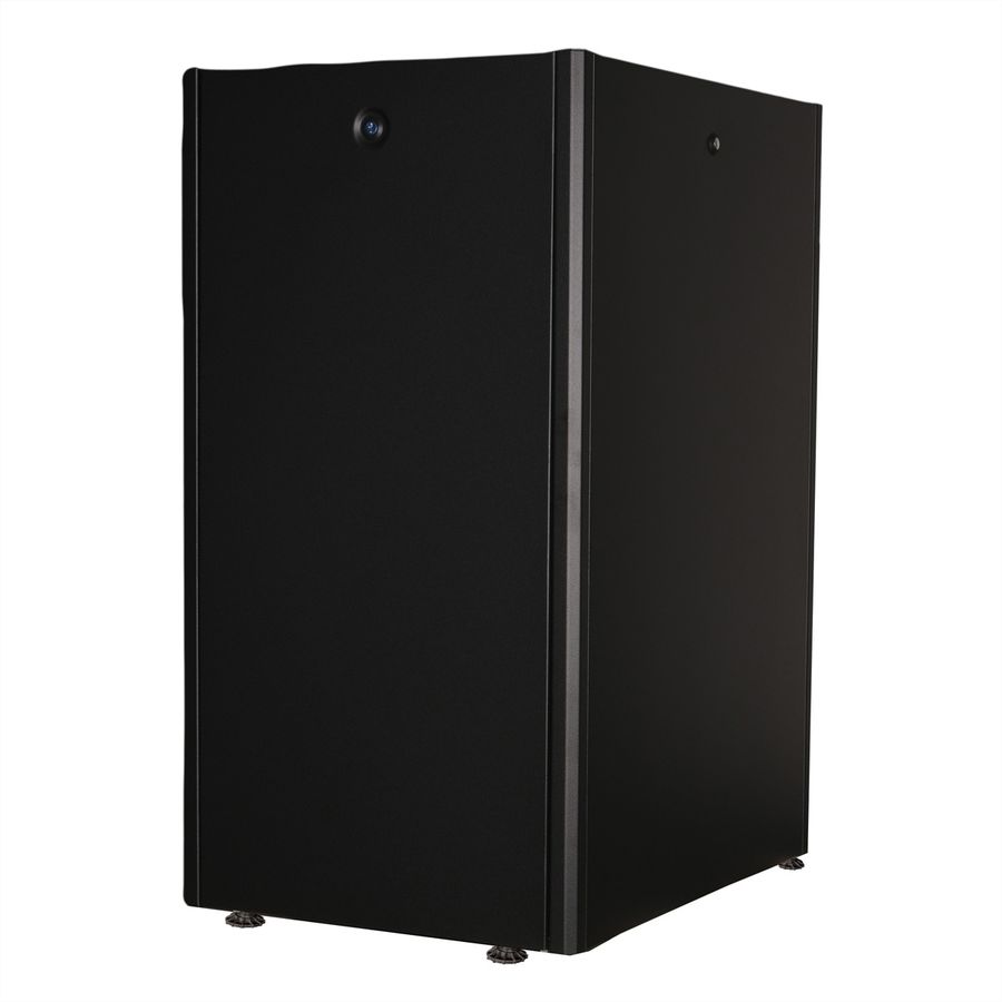 ROLINE 19" Baie réseau Basic 22U, 600x800 LxP Porte verre noir