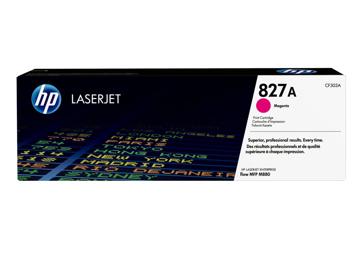 HP 827A toner LaserJet magenta authentique