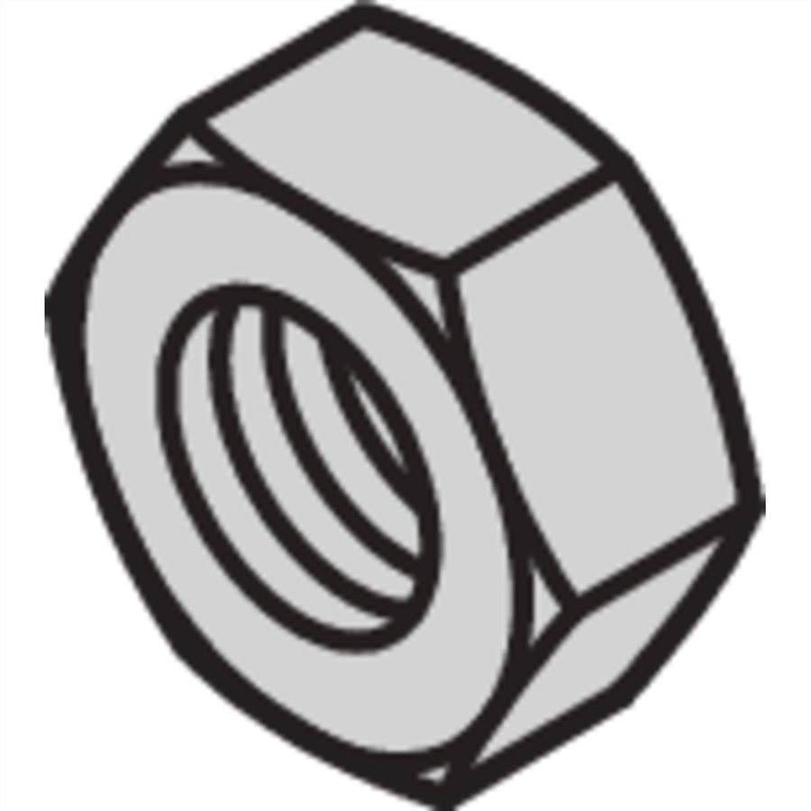 SCHROFF Écrou hexagonal, M4