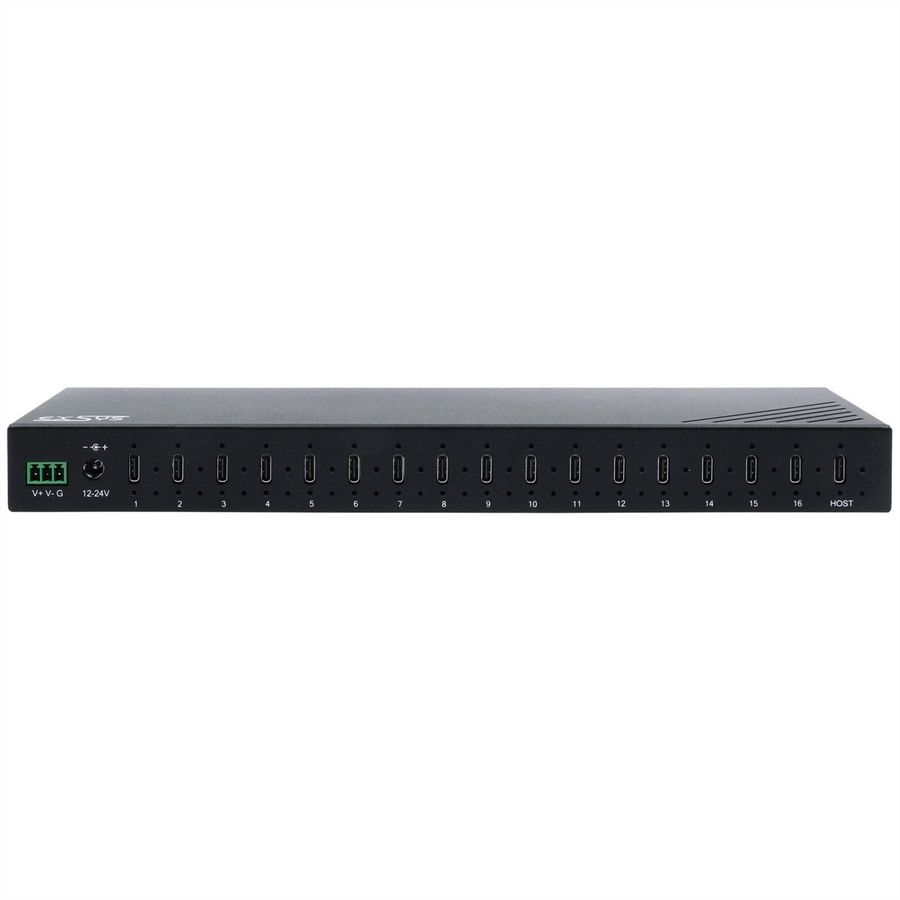EXSYS EX-12276HMS HUB métallique 16 ports USB 3.2 Gen 2, 16x USB type C