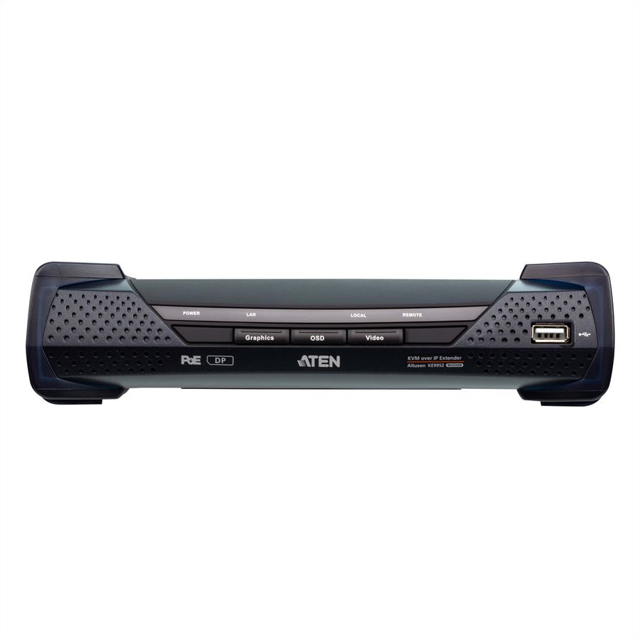 ATEN KE9952R Récepteur KVM un affichage DisplayPort 4K sur IP avec PoE