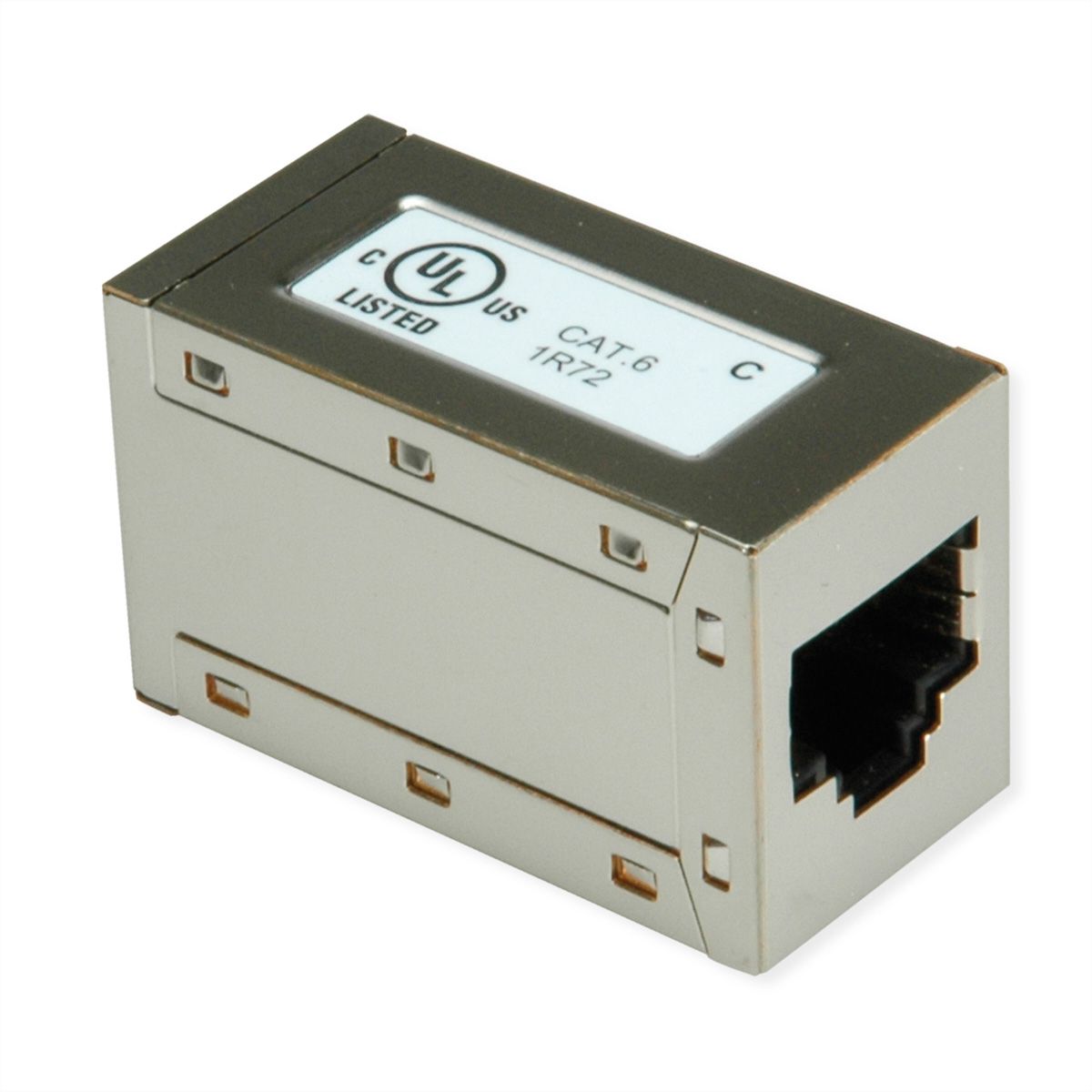 ROLINE Coupleur RJ-45 blindé, Cat.6 (Classe E), Lot de 25