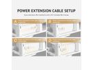 ANTEC Boîtier PC Constellation C6 Curve Air, format ATX Midi Tower, blanc