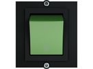 BACHMANN Cadre 1xinterr. 2 pôles vert, 1,0m fils ouverts