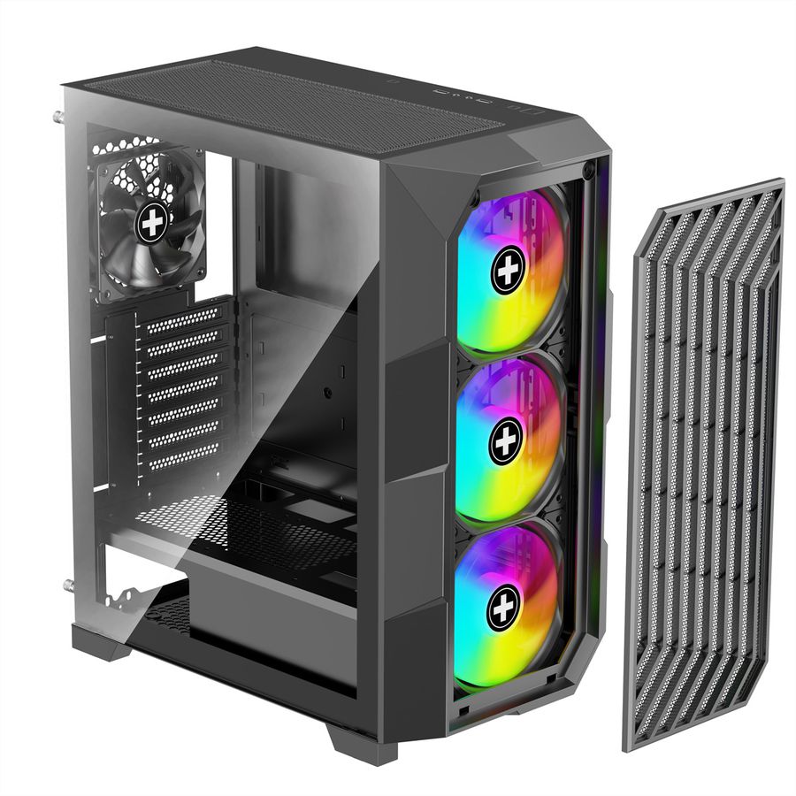 XILENCE Xilent Breeze II Boîtier PC ATX noir, Boîtier PC Gaming ATX X812.ARGB noir