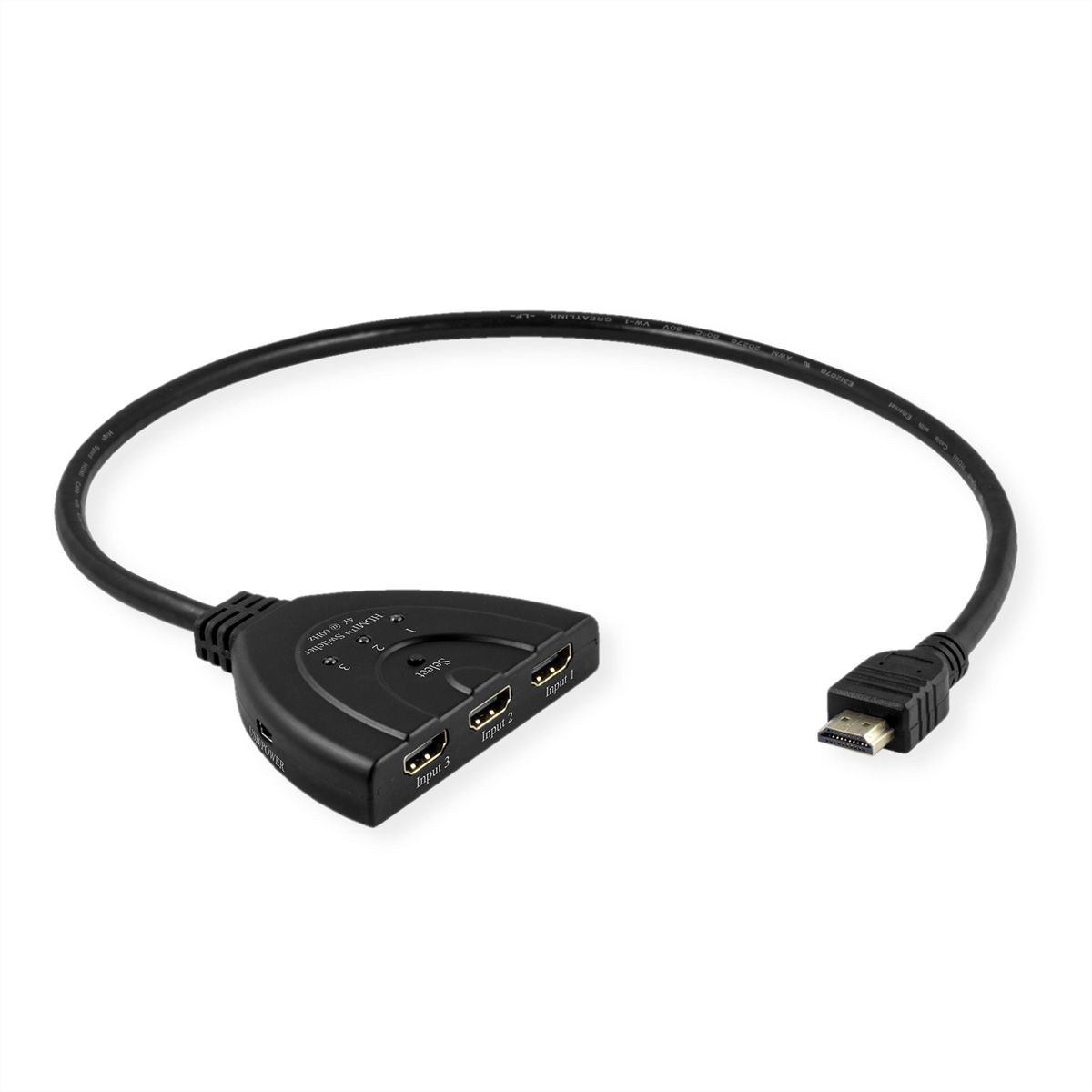 VALUE Switch HDMI, 3 PCs - 1 écran