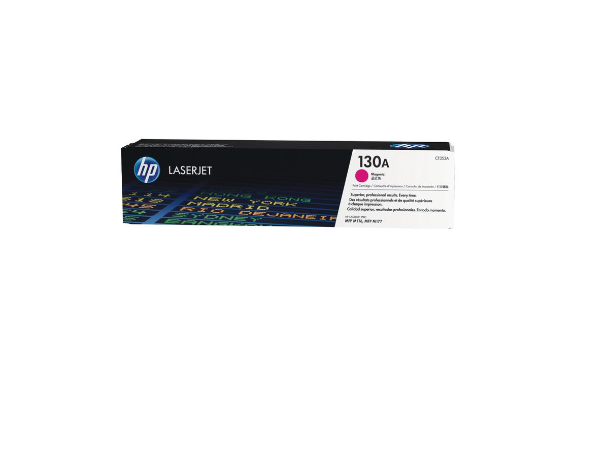 HP Cartouche de toner magenta d'origine LaserJet 130A