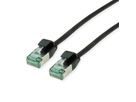 ROLINE RM Cordon DataCenter U/FTP Cat.6A (Classe EA), slim, noir, 1,5 m