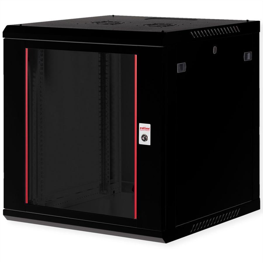 ROLINE 19" Boîtier mural Basic Plus 12U, 600x600 LxP noir