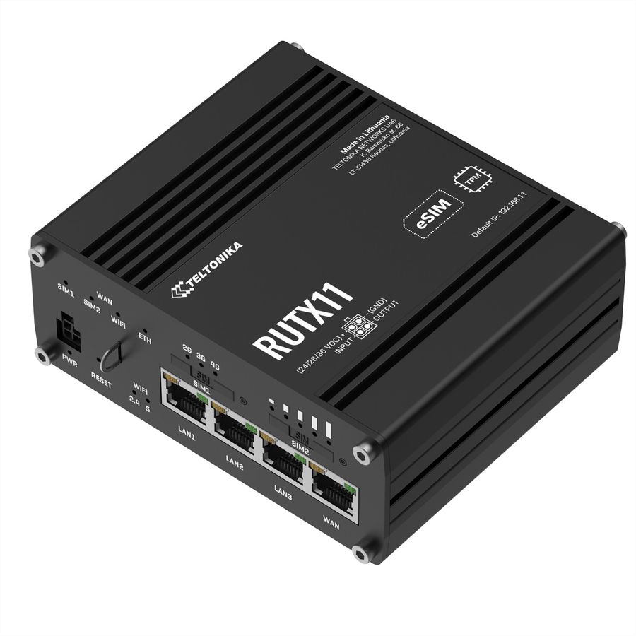 TELTONIKA RUTX11 Routeur 4G avec eSIM