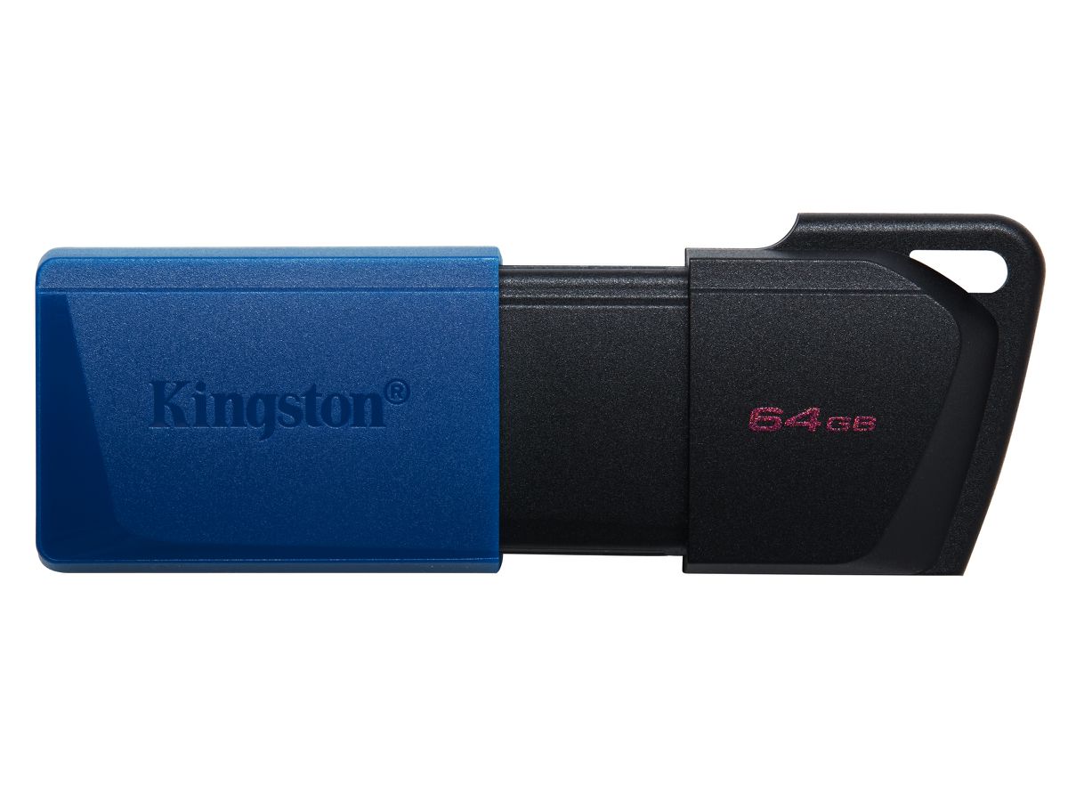 Kingston Technology DataTraveler 64GB USB3.2 Gen 1 Exodia M (Noir + Bleu) - 2 Pieces