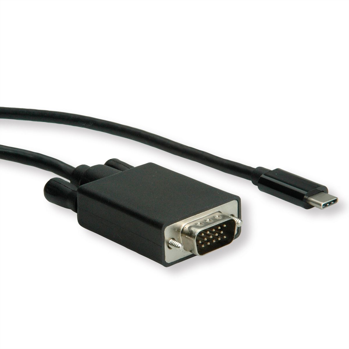 ROLINE Câble adaptateur type C - VGA, M/M, 1 m