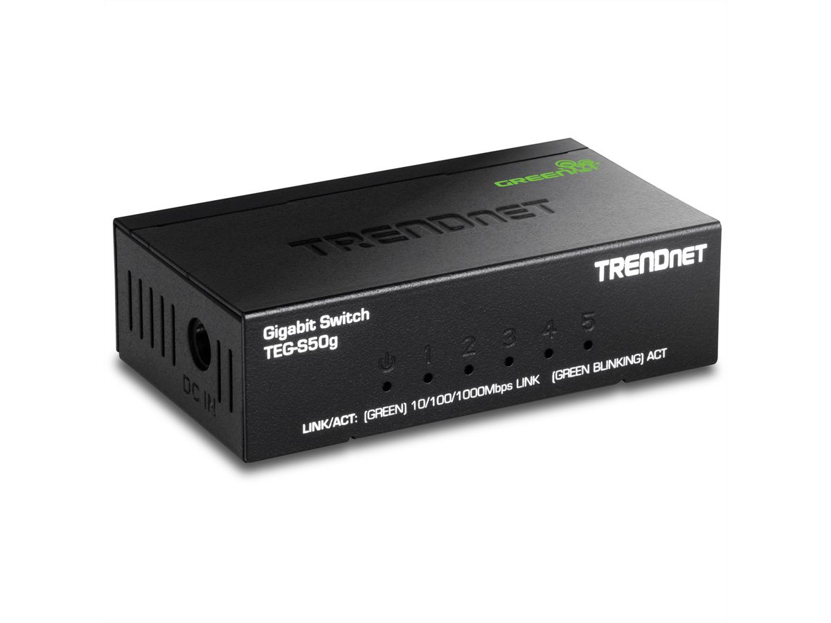 TRENDnet TEG-S50G Switch GREENnet Gigabit à 5 ports