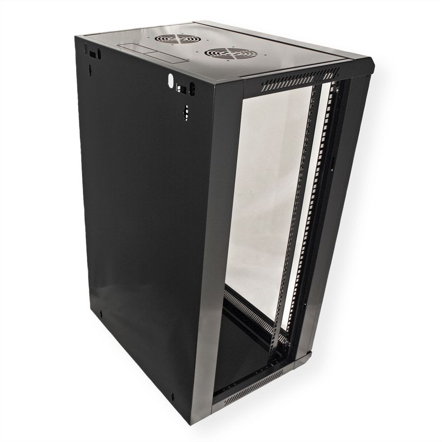 VALUE Armoire murale 18 UH (HxLxP) 901x570x450mm , noir