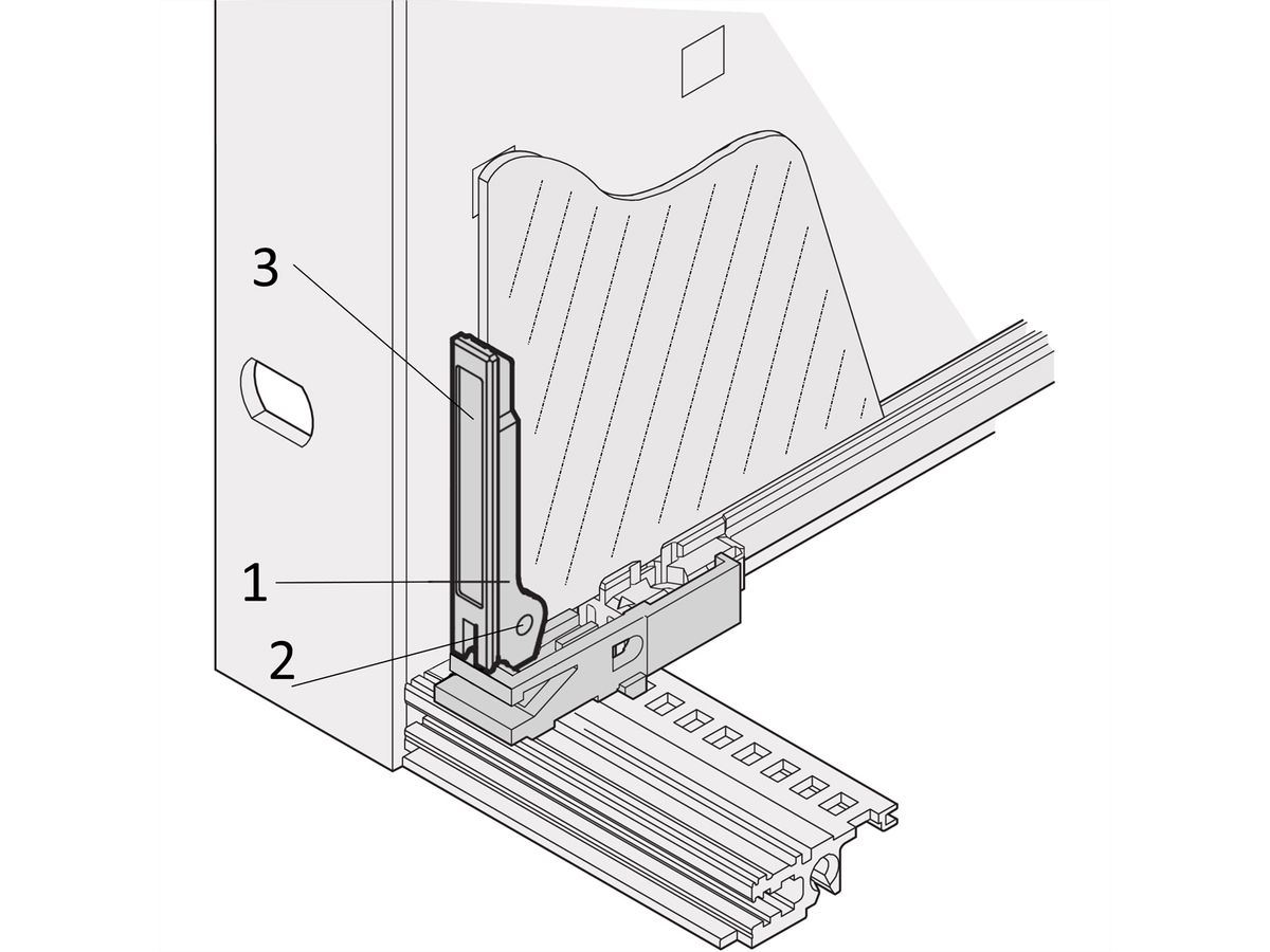 Etiquette d'identification SCHROFF, pour poignée PCB Type A