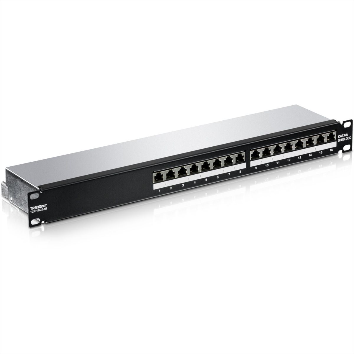 TRENDnet TC-P16C6AS Panneau de brassage 1U blindé, 16 ports Cat6A