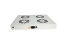 ROLINE 19" Unité de ventilation, 4 ventilateurs, Thermostat gris
