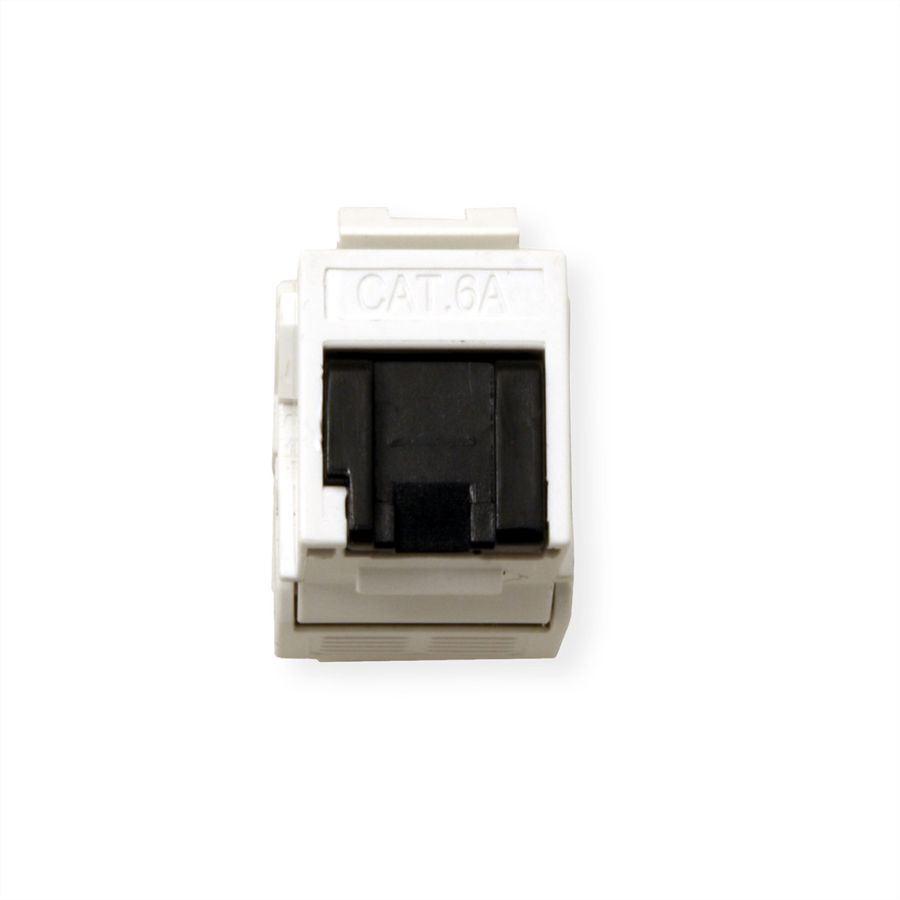 VALUE Keystone Cat.6A (Classe EA), RJ-45, non-blindé, sans outil, blanc